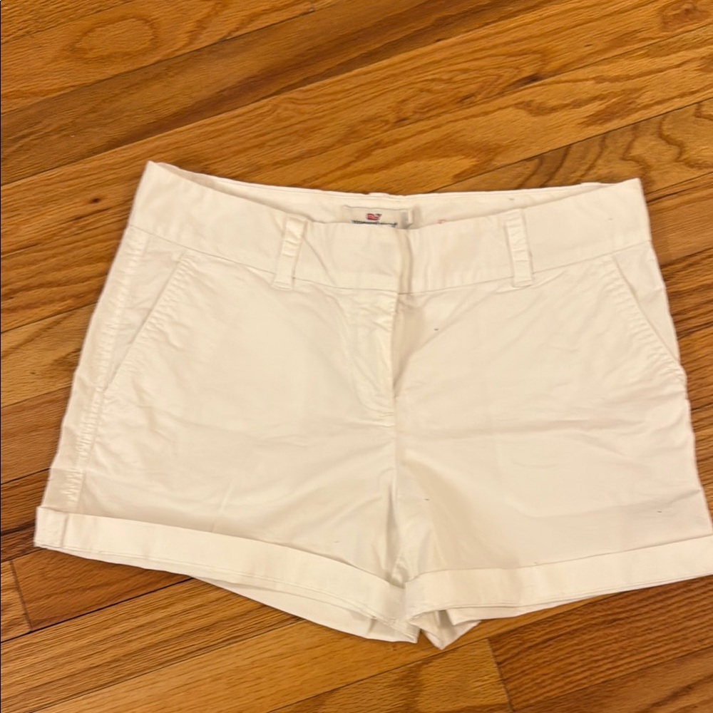 Vineyard Vines White Bermuda Shorts Tailored Lightweight